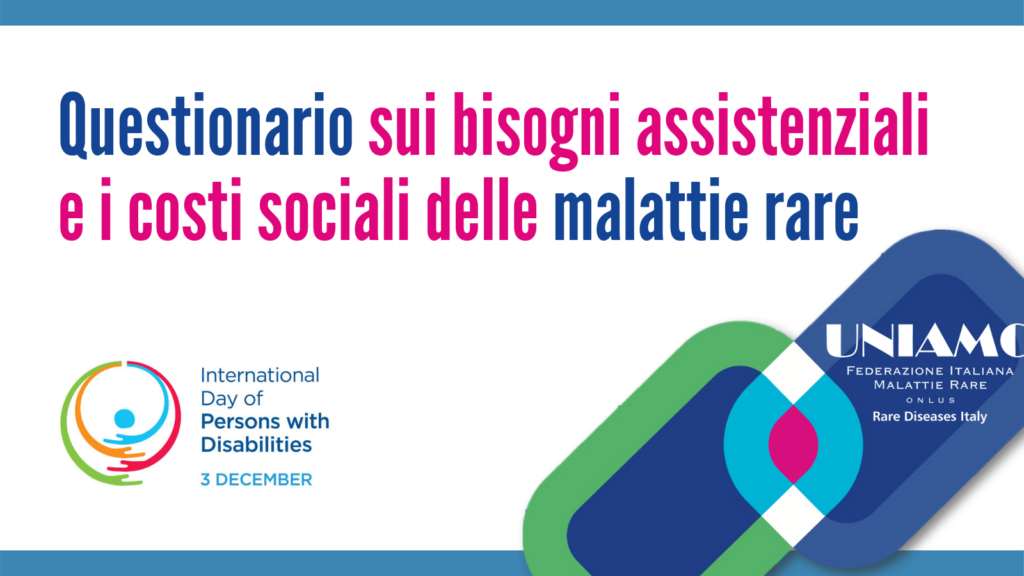 Ricerca sui costi sociali e bisogni assistenziali delle persone con malattia rara